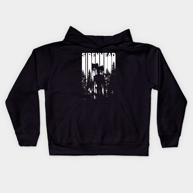 The monster in the forest Kids Hoodie by Lolebomb